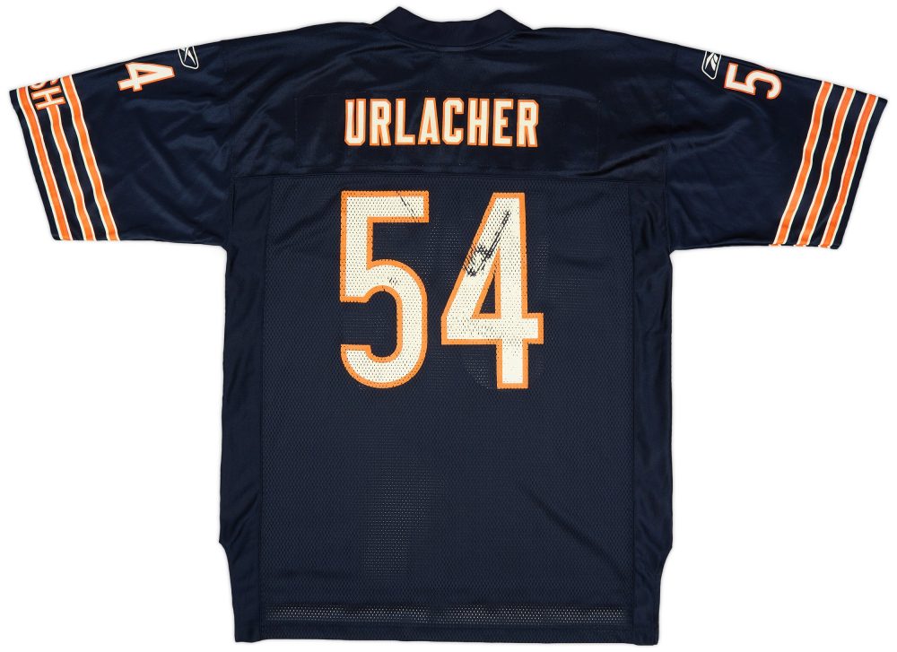 2005-06 CHICAGO BEARS URLACHER #54 REEBOK ON FIELD JERSEY (HOME) L 2 CAS 22 02 24 126