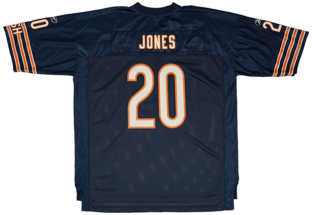 2005-06 CHICAGO BEARS JONES #20 REEBOK ON FIELD JERSEY (HOME) XXL 2 CAS 22 02 24 128