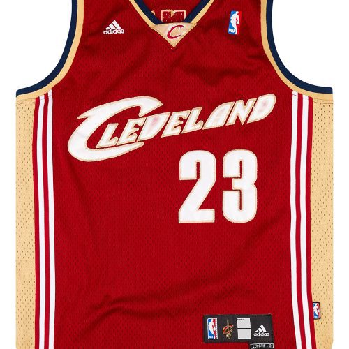 2006-10 CLEVELAND CAVALIERS JAMES #23 ADIDAS SWINGMAN JERSEY (AWAY) M