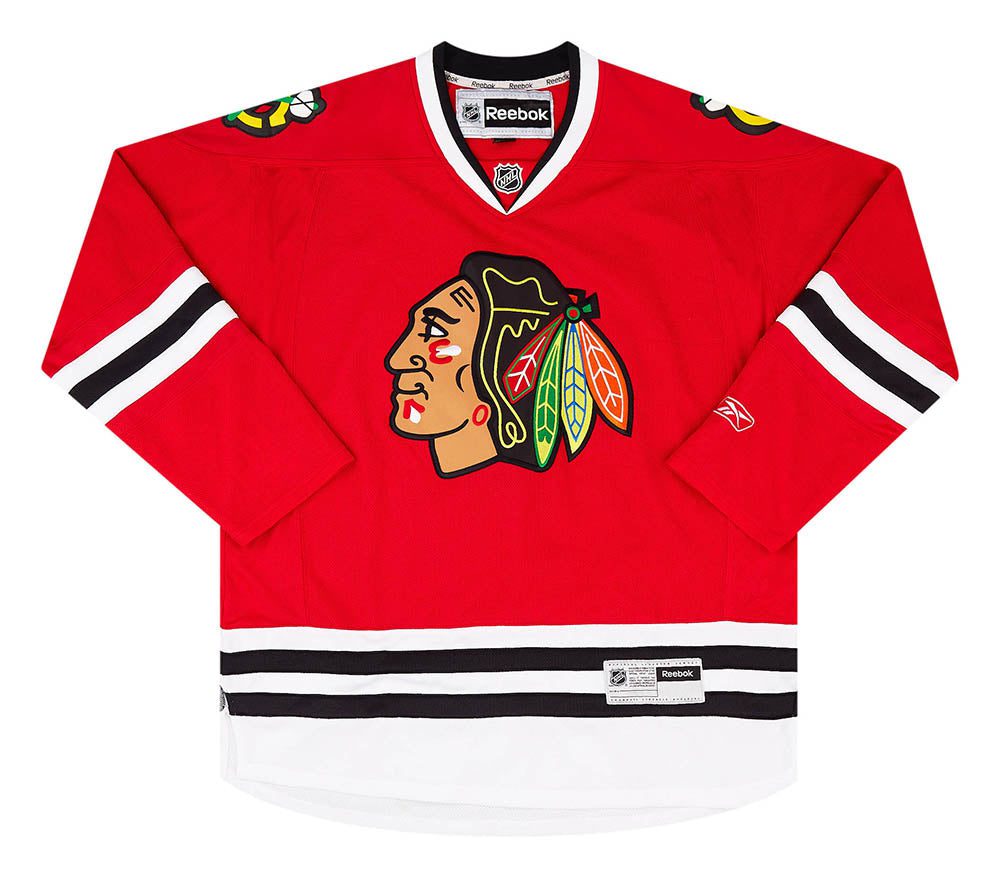 2007-11 CHICAGO BLACKHAWKS REEBOK JERSEY (HOME) XXL 1 CBHH0701Front ae930d4e 9877 431a 8a09 d675a5e8b3bd