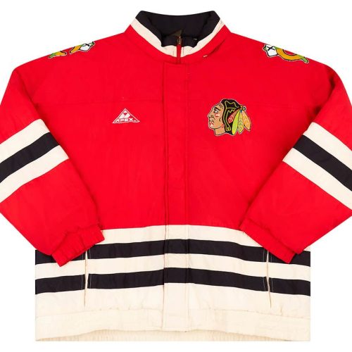 1990's CHICAGO BLACKHAWKS APEX ONE RAIN COAT L