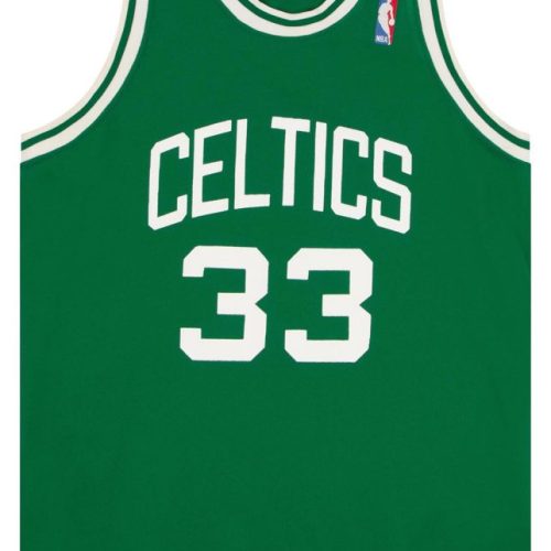1980's BOSTON CELTICS BIRD #33 MACGREGOR SAND-KNIT JERSEY (AWAY) M