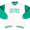 2000's BOSTON CELTICS REEBOK NBA FUSION VARSITY JACKET 3XL 6 CELJ0001Front