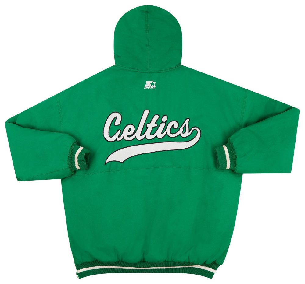 1990's BOSTON CELTICS STARTER RAIN COAT XL 2 CELJ9004Back