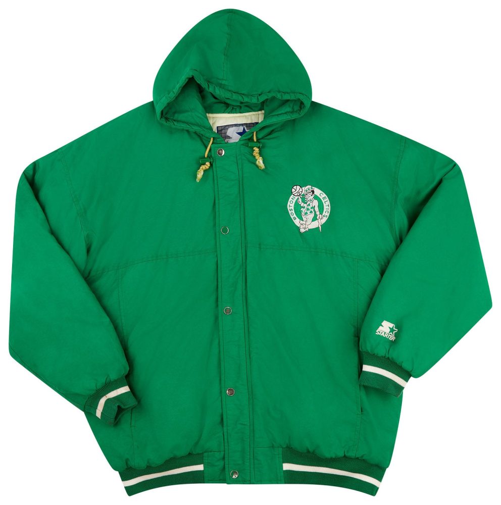 1990's BOSTON CELTICS STARTER RAIN COAT XL 1 CELJ9004Front