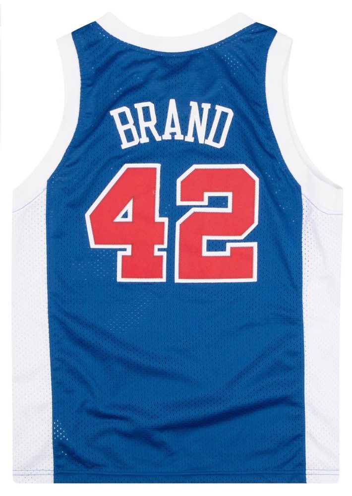 2002-04 LA CLIPPERS BRAND #42 NIKE SWINGMAN JERSEY (ALTERNATE) Y 2 CLIT0203Back