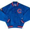 1990’s CHICAGO CUBS STARTER SATIN VARSITY JACKET XXL 5 CUBJ9001Front