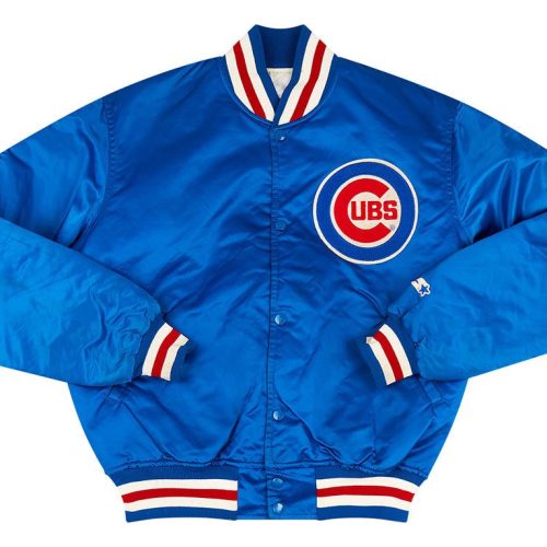 1990’s CHICAGO CUBS STARTER SATIN VARSITY JACKET L
