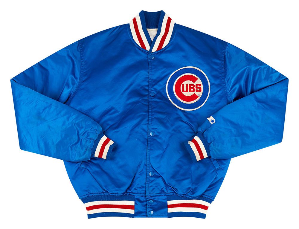 1990’s CHICAGO CUBS STARTER SATIN VARSITY JACKET XXL 1 CUBJ9002Front 0f490e2e 09ae 4339 92ef 60722b759983