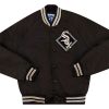 1990's CHICAGO WHITE SOX CHALK LINE SATIN VARSITY JACKET S 3 CWSJ9011Front