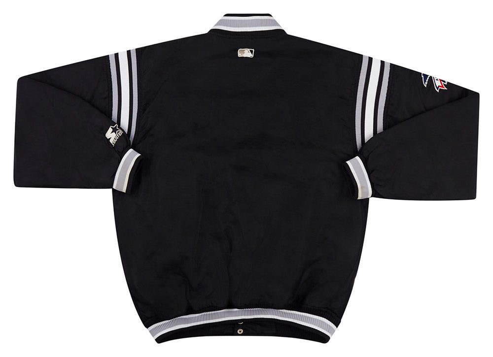 1990's CHICAGO WHITE SOX STARTER SATIN VARSITY JACKET Y 2 CWSJ9013Back