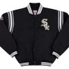 1990's CHICAGO WHITE SOX STARTER SATIN VARSITY JACKET Y 4 CWSJ9013Front