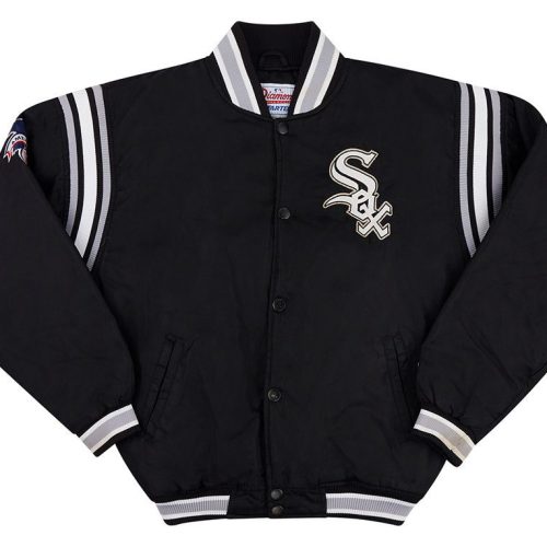 1990's CHICAGO WHITE SOX STARTER SATIN VARSITY JACKET Y