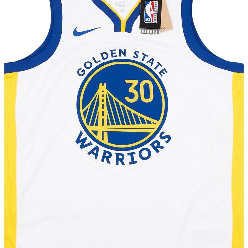 2017-21 GOLDEN STATE WARRIORS CURRY #30 NIKE SWINGMAN JERSEY (HOME) L - W/TAGS