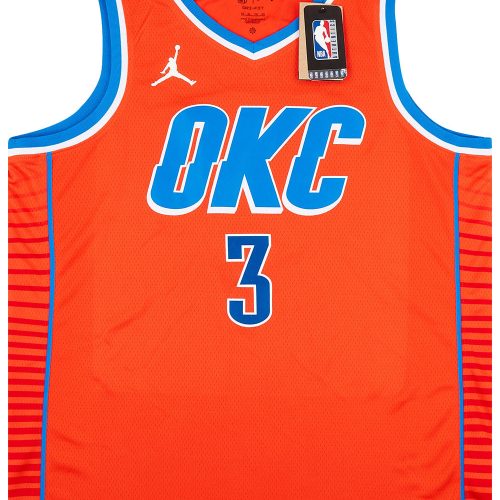 2021-24 OKLAHOMA CITY THUNDER GIDDEY #3 JORDAN SWINGMAN JERSEY (ALTERNATE) XL - W/TAGS