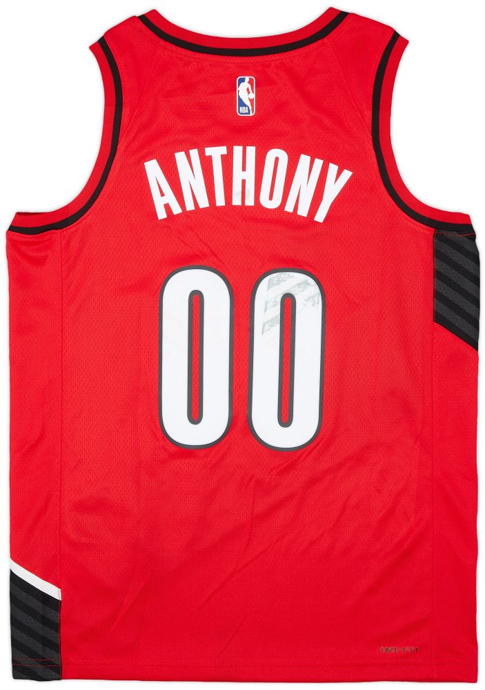 2019-21 PORTLAND TRAIL BLAZERS ANTHONY #00 NIKE SWINGMAN JERSEY (ALTERNATE) M - W/TAGS 2 ClassicAmericanSports 4 08a76f70 01a2 432e b0c3 0f07f7293f52