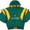 1990's GREEN BAY PACKERS STARTER 1/2 ZIP RAIN COAT XL 4 ClassicAmericanSports 19 01 23 23
