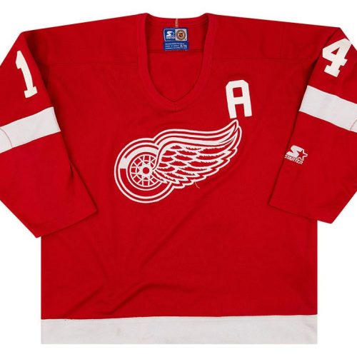 1996-00 DETROIT RED WINGS SHANAHAN #14 STARTER JERSEY (AWAY) XL