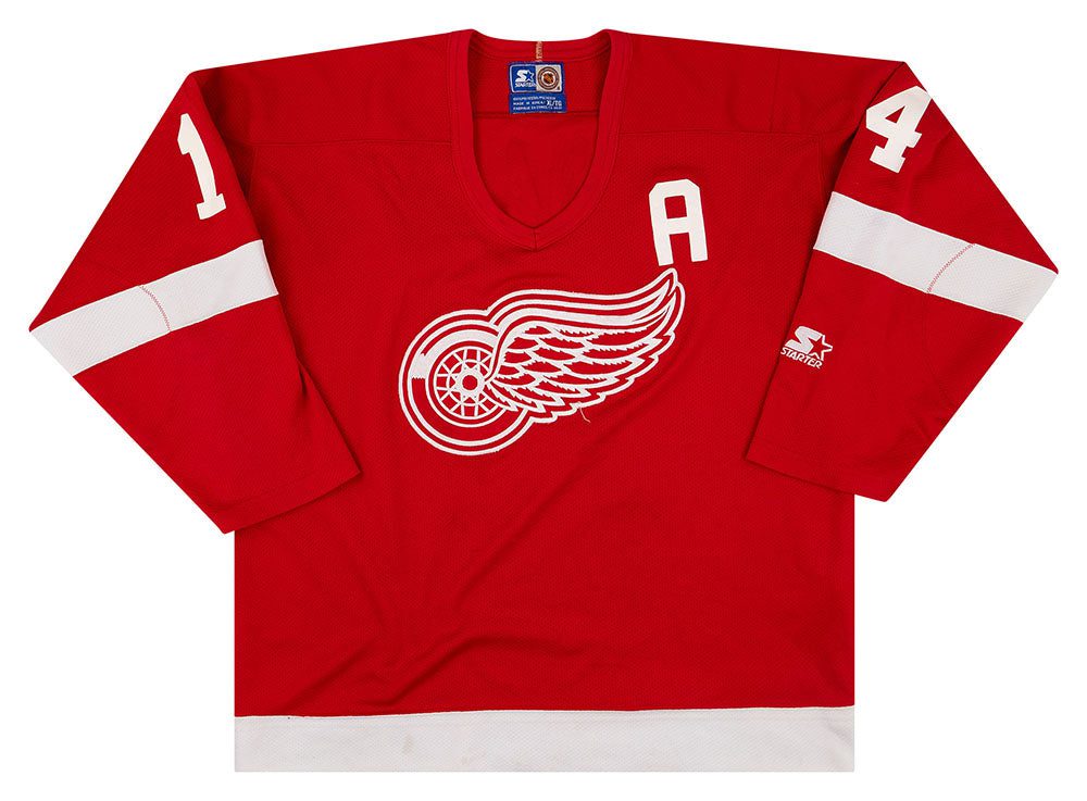 1996-00 DETROIT RED WINGS SHANAHAN #14 STARTER JERSEY (AWAY) XL 1 DRWA9601Front