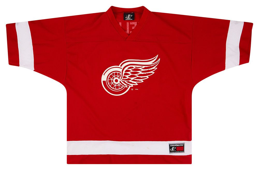1999-00 DETROIT RED WINGS CHELIOS #24 LOGO ATHLETIC JERSEY (AWAY) XL 1 DRWA9801Front