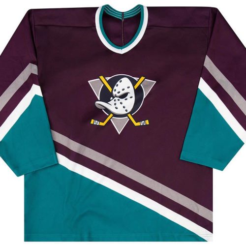 1993-96 ANAHEIM DUCKS CCM REPLICA JERSEY (AWAY) XL