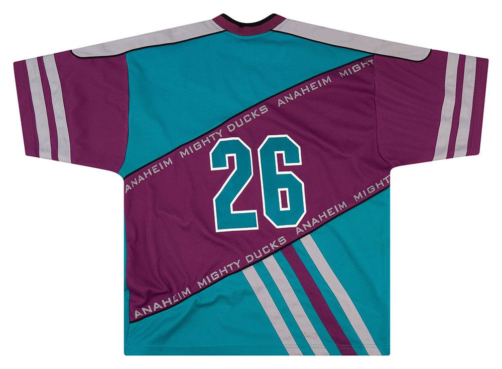 1990's ANAHEIM DUCKS #26 CMP JERSEY M 2 DUCT9019Back