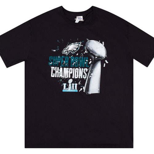 2018 PHILADELPHIA EAGLES SUPER BOWL LII CHAMPIONS GRAPHIC TEE L