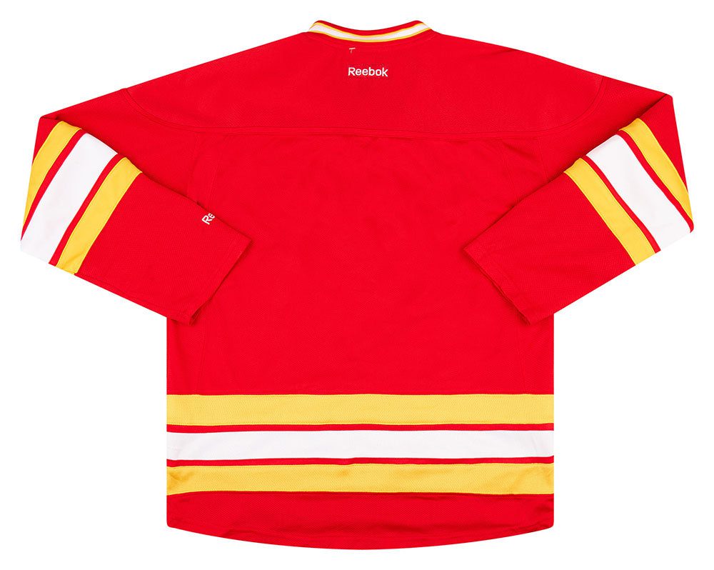 2011-13 CALGARY FLAMES REEBOK JERSEY (ALTERNATE) WOMENS (XL) 2 FLAT1101Back