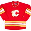 2011-13 CALGARY FLAMES REEBOK JERSEY (ALTERNATE) WOMENS (XL) 5 FLAT1101Front
