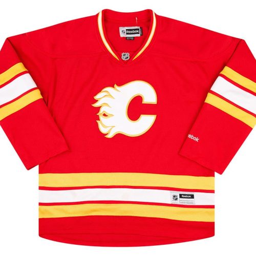 2011-13 CALGARY FLAMES REEBOK JERSEY (ALTERNATE) WOMENS (XL)