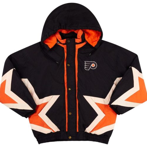 1990's PHILADELPHIA FLYERS STARTER RAIN COAT M
