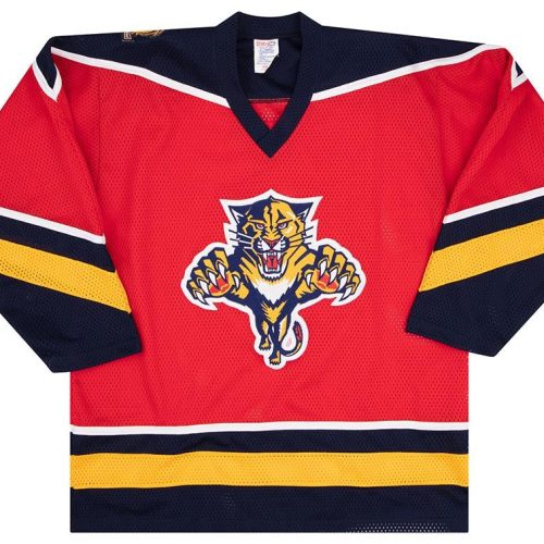 1993-98 FLORIDA PANTHERS CCM JERSEY (AWAY) L