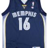 2004-08 MEMPHIS GRIZZLIES GASOL #16 CHAMPION JERSEY (AWAY) M 4 GRZA0403Front