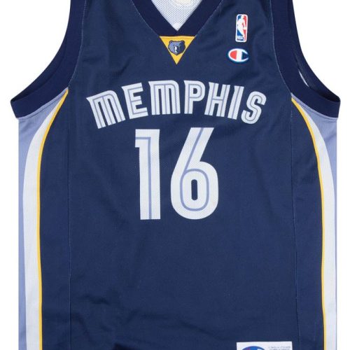 2004-08 MEMPHIS GRIZZLIES GASOL #16 CHAMPION JERSEY (AWAY) M