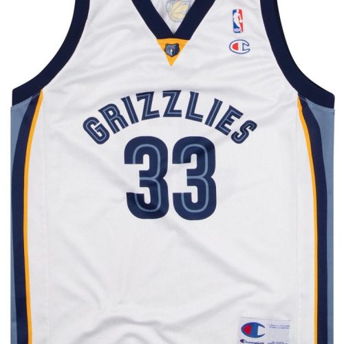 2008-10 MEMPHIS GRIZZLIES GASOL #33 CHAMPION JERSEY (HOME) M