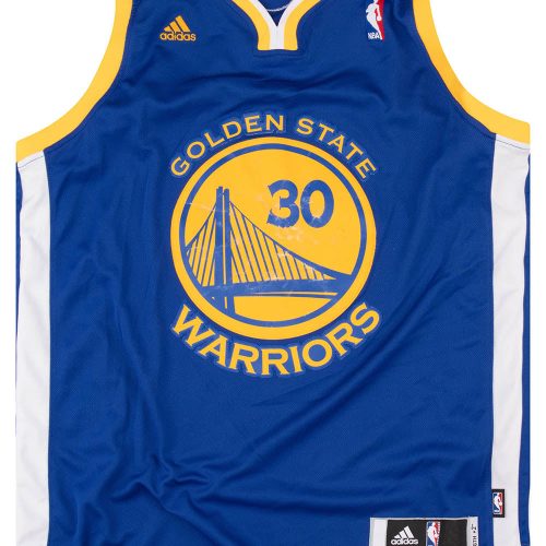 2010-14 GOLDEN STATE WARRIORS CURRY #30 ADIDAS SWINGMAN JERSEY (AWAY) S