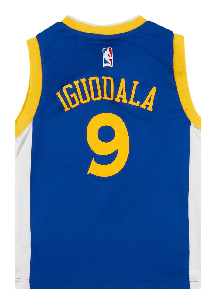2014-17 GOLDEN STATE WARRIORS IGUODALA #9 ADIDAS JERSEY (AWAY) Y 2 GSWA1416Back