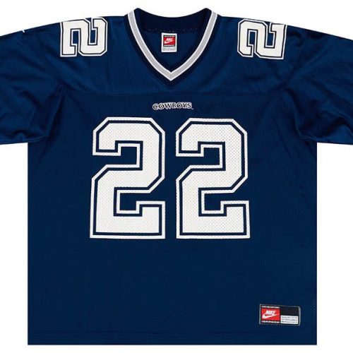1996-00 DALLAS COWBOYS E. SMITH #22 NIKE JERSEY (HOME) L