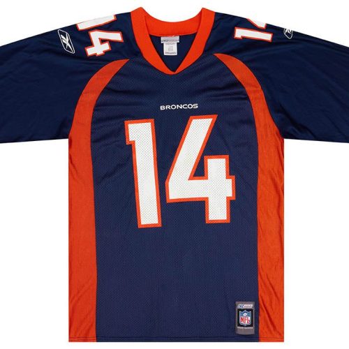 2001 DENVER BRONCOS GRIESE #14 REEBOK JERSEY (HOME) L