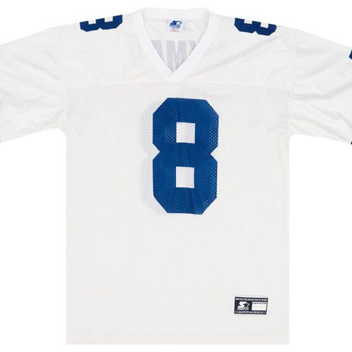1990-94 DALLAS COWBOYS AIKMAN #8 STARTER JERSEY (AWAY) L