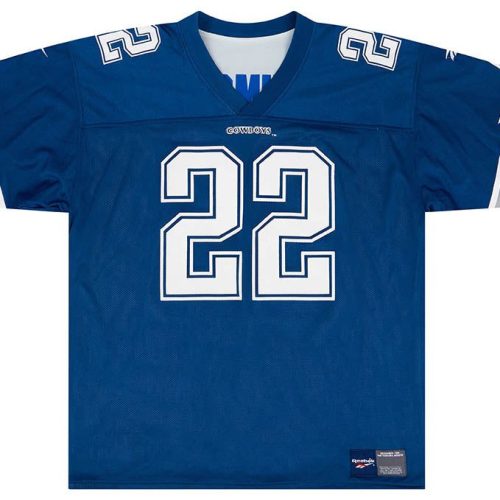 1996-00 DALLAS COWBOYS E. SMITH #22 REEBOK REVERSIBLE JERSEY XL