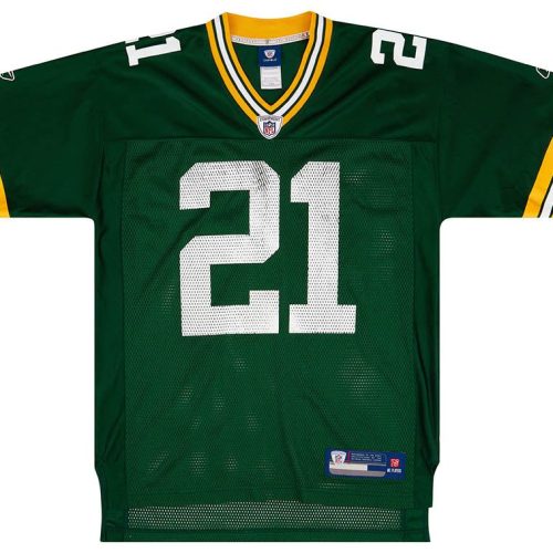 2008-11 GREEN BAY PACKERS WOODSON #21 REEBOK ON FIELD JERSEY (HOME) M