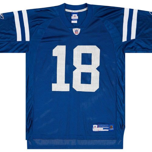 2005-06 INDIANAPOLIS COLTS MANNING #18 REEBOK ON FIELD JERSEY (HOME) M