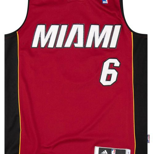 2010-14 MIAMI HEAT JAMES #6 ADIDAS SWINGMAN JERSEY (ALTERNATE) Y