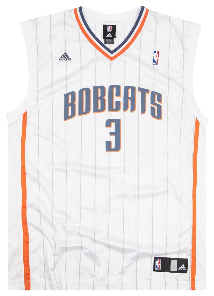 2009-10 CHARLOTTE BOBCATS WALLACE #3 ADIDAS JERSEY (HOME) XL 1 HORH0901Front