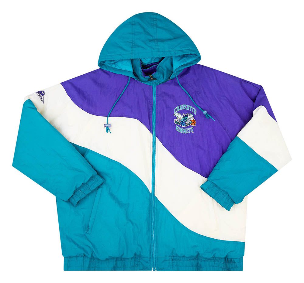 1990’s CHARLOTTE HORNETS APEX ONE RAIN COAT XL 1 HORJ9010Front