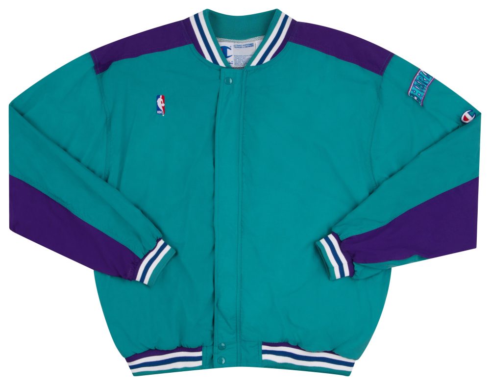 1990's CHARLOTTE HORNETS CHAMPION WARM-UP JACKET XL 1 HORTR9006Front