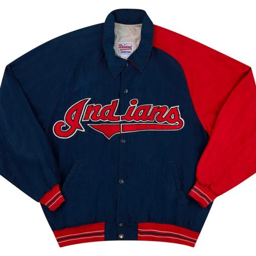 1990's CLEVELAND INDIANS STARTER DUGOUT JACKET XL