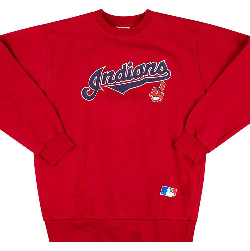 2000's CLEVELAND INDIANS MLB SWEAT TOP M