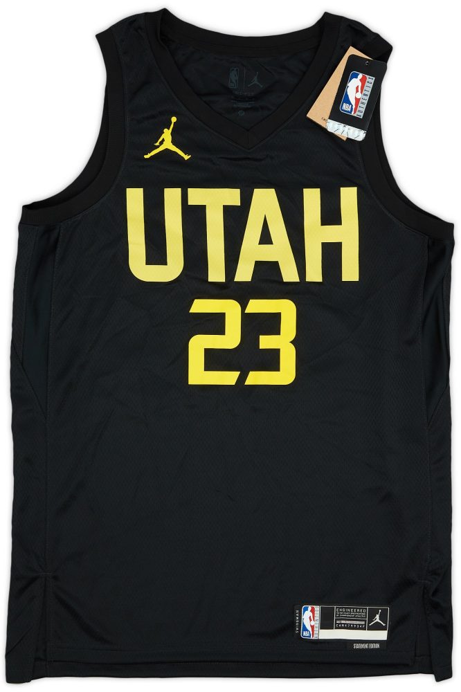 2022-23 UTAH JAZZ MARKKANEN #23 JORDAN SWINGMAN JERSEY (ALTERNATE) L - W/TAGS 1 JA2T2202 1
